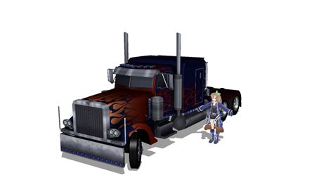 Optimus Prime Truck Mode Mmd By Deviantoptimus On Deviantart