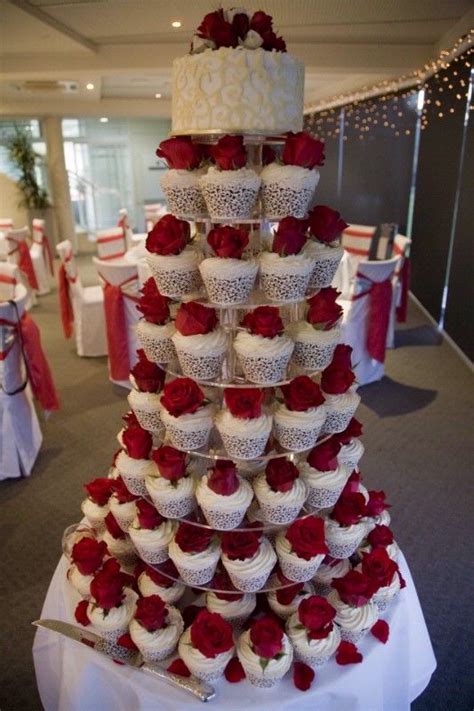 Cupcake Tower For Wedding Wedding And Bridal Inspiration Wedding