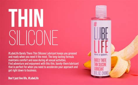 Lube Life Barely There Thin Silicone Based Long Lasting