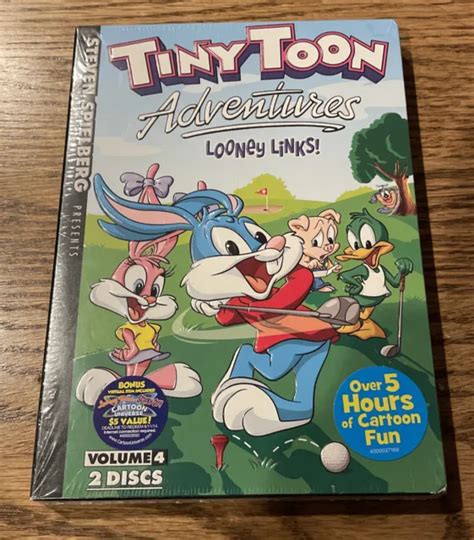 Tiny Toon Adventures Looney Links Vol 4 2x Dvd Disc Set Sealed New