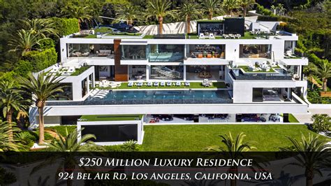 250 Million Luxury Residence 924 Bel Air Rd Los Angeles Ca Usa