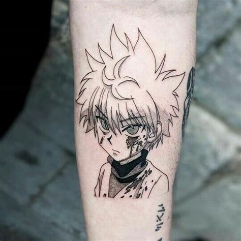 Tatuagem Killua Tatuagem Hunter X Hunter Hunter Tattoo Anime Tattoos