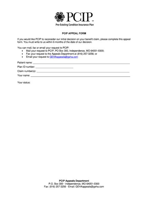 Phoenix committed insurance program, llc (pcip) is a subsidiary of phoenix health care management services, inc., and was created in 2005 by health care providers with innovative. Pcip Form - Fill Out and Sign Printable PDF Template | signNow