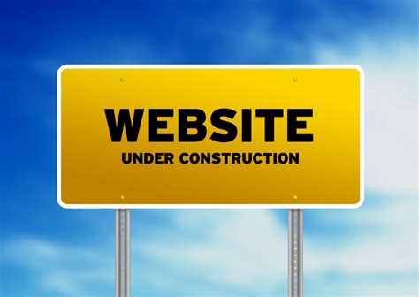 Website Under Construction Sign Basicofm
