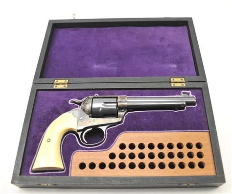 Colt Saa Bisley Model Revolver 44 40 Caliber Serial 193093 The