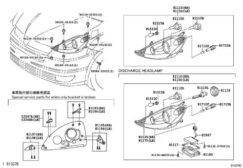 Make a diagram today with diagram maker. Toyota Sienna Side Marker Light Bulb (Front). Bulb, Side Maker Lamp - 90981WF008 | Sunrise ...