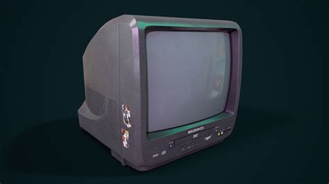 3d Model Realtime Pbr Retro Tv Cgtrader