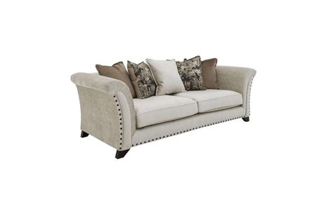 Mayfair 3 Seater Sofa Large Choices Of Luxury Fabrics Hardwood Frame Foam Flex Seats Beds