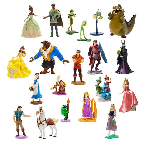 Большой игровой набор мини фигурок Принцессы и принцы Диснея Disney