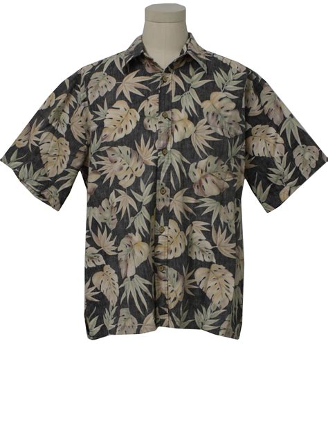 S Retro Hawaiian Shirt S Cooke Street Honolulu Mens Black