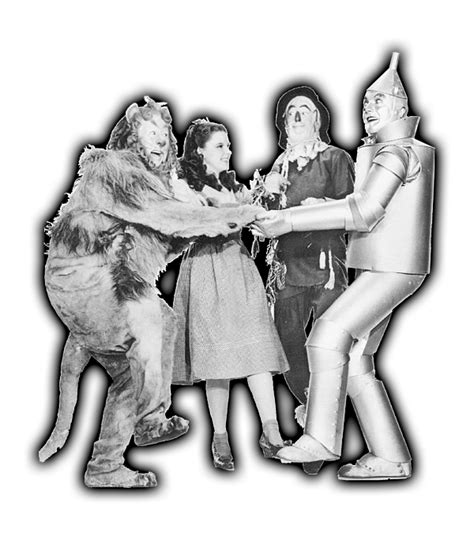 Wizard Of Oz Cowardly Lion Dorothy The Scarecrow And The Tin Man Are The Films Main