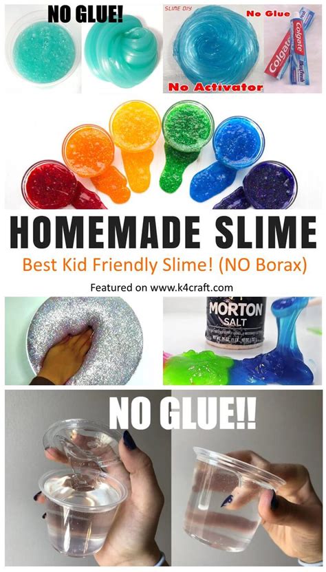 Homemade Slime In Easy Steps K4 Craft