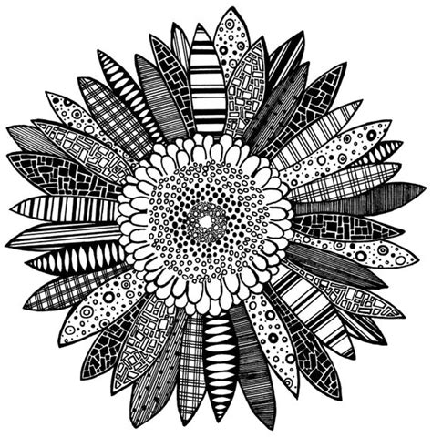 Items Similar To Black And White Abstract Flower Print 8 X 10 No 11