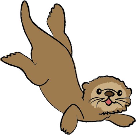 Otter Clipart Full Size Clipart 3931761 Pinclipart