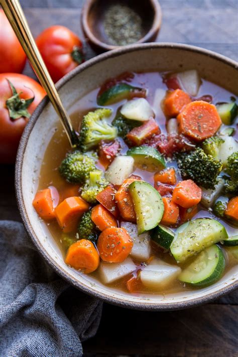 Food Blog New Post Easy Vegetable Soup Recipe With Instant Pot And