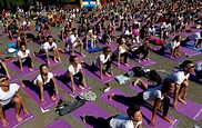International Yoga Day 2016: Photos of how the world is celebrating the ...