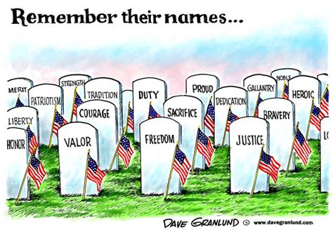 Memorial Day When Editorial Cartooning Comes Out To Die