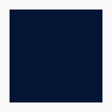 Dark Blue Maastricht Blue Solid Color Photographic Print By