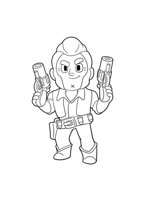 Looking for a brawler to print and color? Brawl Stars Ausmalbilder | Cute coloring pages, Drawings ...