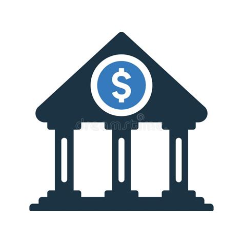 Bank Financial Institution Treasure Icon Simple Editable Vector