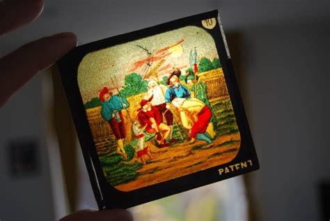 Antique Magic Lantern Slides Set Home Décor Very Colourful Etsy