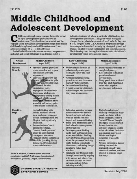 Stages Of Adolescent Development