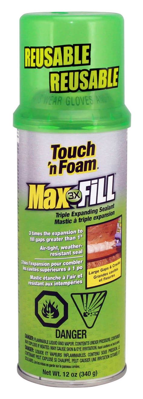Touch ‘n Foam Max Fill Triple Expanding Sealant 340 G 12 Oz 6
