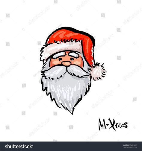 337274 Santa Face Images Stock Photos And Vectors Shutterstock
