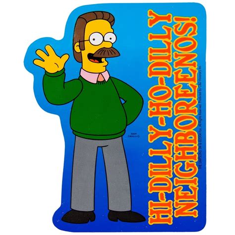 Simpsons Ned Flanders Decal