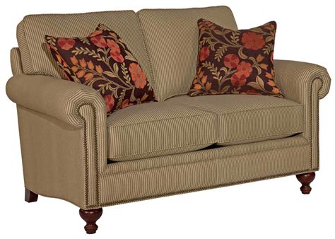 Broyhill Furniture Harrison Traditional Loveseat With Nail Head Trim