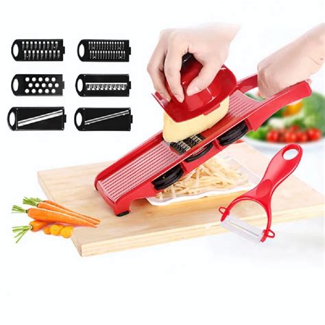 1 Pcs Adjustable Stainless Steel Kitchen Multifunctional Grater