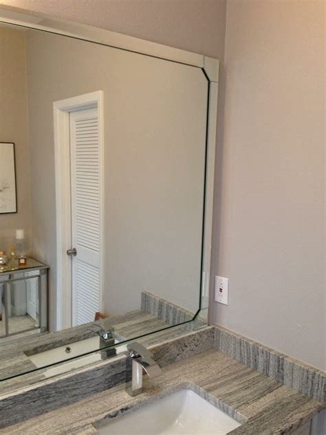2 Beveled Mirror Strips Highland Dunes Features Wood Frame4mm Center Mirror With 25mm Bevel