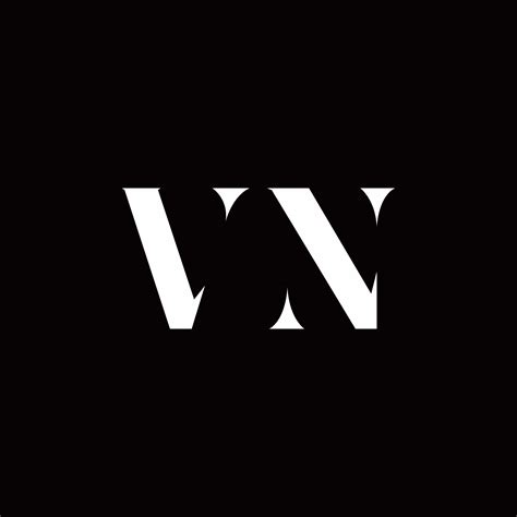 Vn Logo Letter Initial Logo Designs Template 2768246 Vector Art At Vecteezy