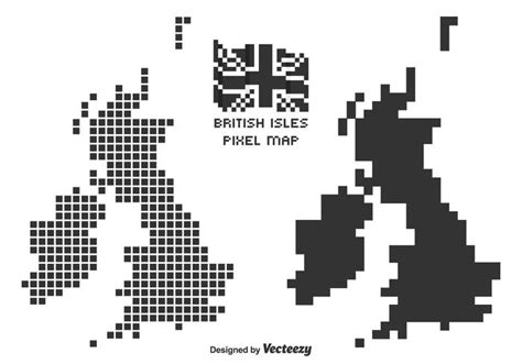Drapeau Anglais Pixel Art Bandera De 8 Bits De Union Jack Británicos