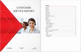 Customer Service Report Format Photos