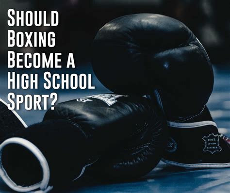 Should Boxing Become A High School Sport Itg Next