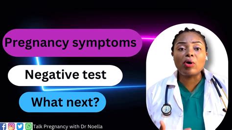 Pregnancy Symptoms But Negative Pregnancy Test My Advice On What Next Youtube