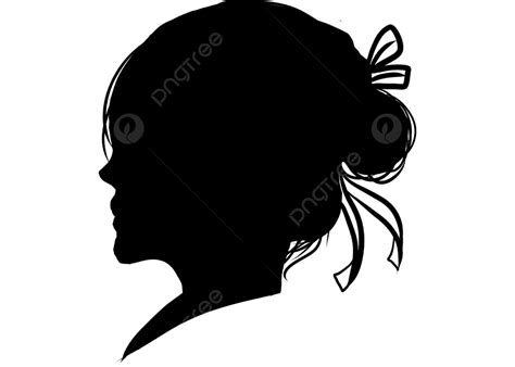 Woman Outline Silhouette Lady Woman Silhouette Profile Png