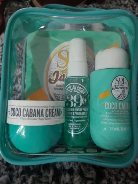 SOL DE JANEIRO Coco Cabana Jet Set Cheirosa Fragrance Mist Cream Shower Gel PicClick