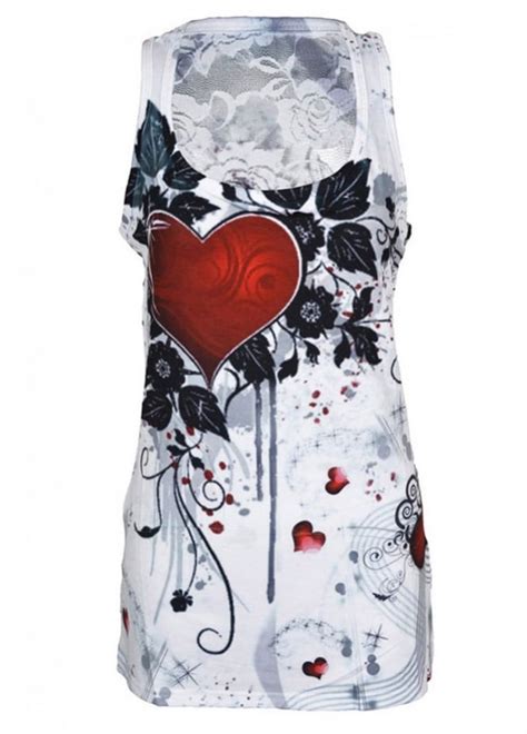innocent clothing rose heart lace panel vest attitude clothing