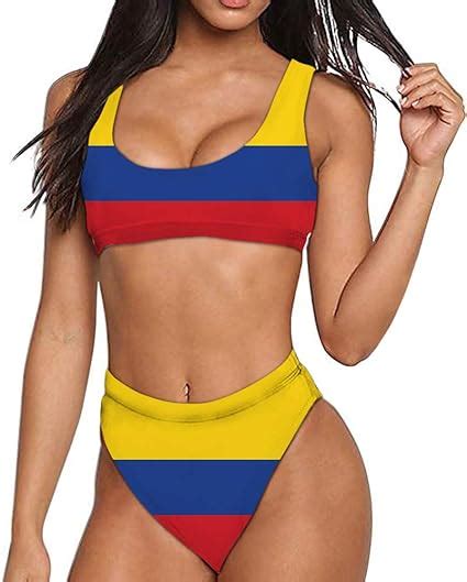 prelerdiy art flag bikini sets one two piece swimsuit bathing suit sport swimwear