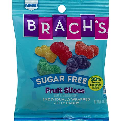 Brachs Sugar Free Fruit Slices Jelly Candy 3 Oz Bag Grocery Sun Fresh