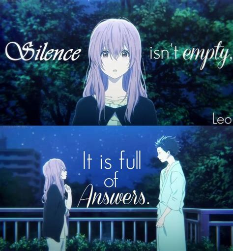The movie is a 2016 japanese animated teen drama film produced by kyoto animation, directed by naoko yamada and it is based on the manga of the same name written and illustrated by yoshitoki ōima. Koe no Katachi quotes Silent voice quotes | Anime quotes ...