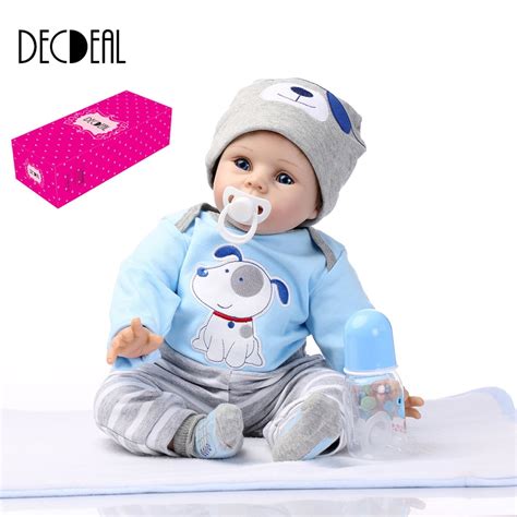 22inch 55cm Reborn Toddler Baby Doll Boy Silicone Body Boneca With