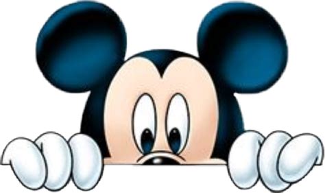 Mickeymouse Disney Mickey Peeping Sticker By Rachel2274