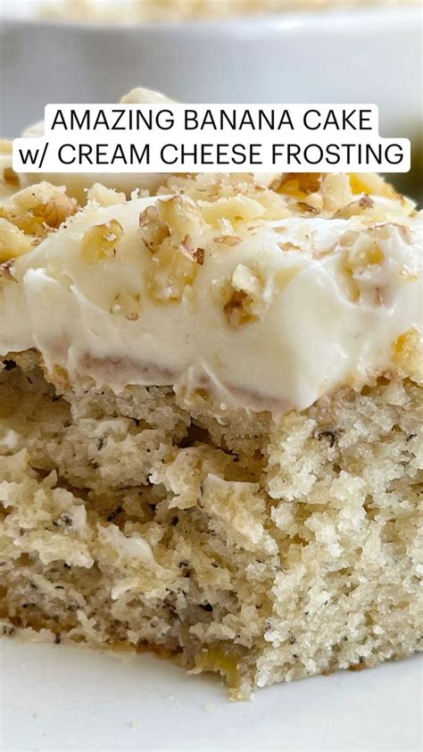 Amazing Banana Cake W Cream Cheese Frosting An Immersive Guide By