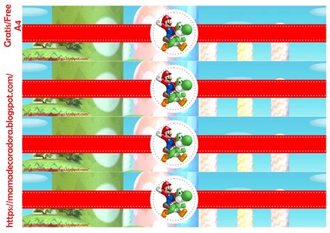 Mamá Decoradora Kit Imprimible De Super Mario Bros