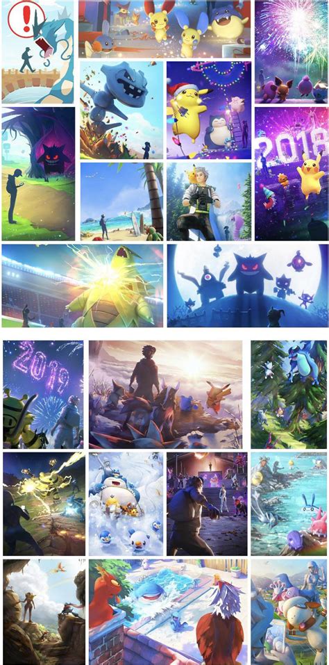 All Pokemon Go Loading Screens 2016 2021 Rpokemongo