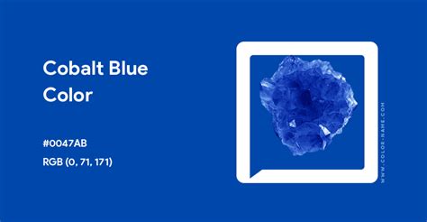 Cobalt Blue Color Hex Code Is 0047ab