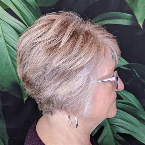 15 Flattering Short Hairstyles For Women Over 60 With Glasses Short